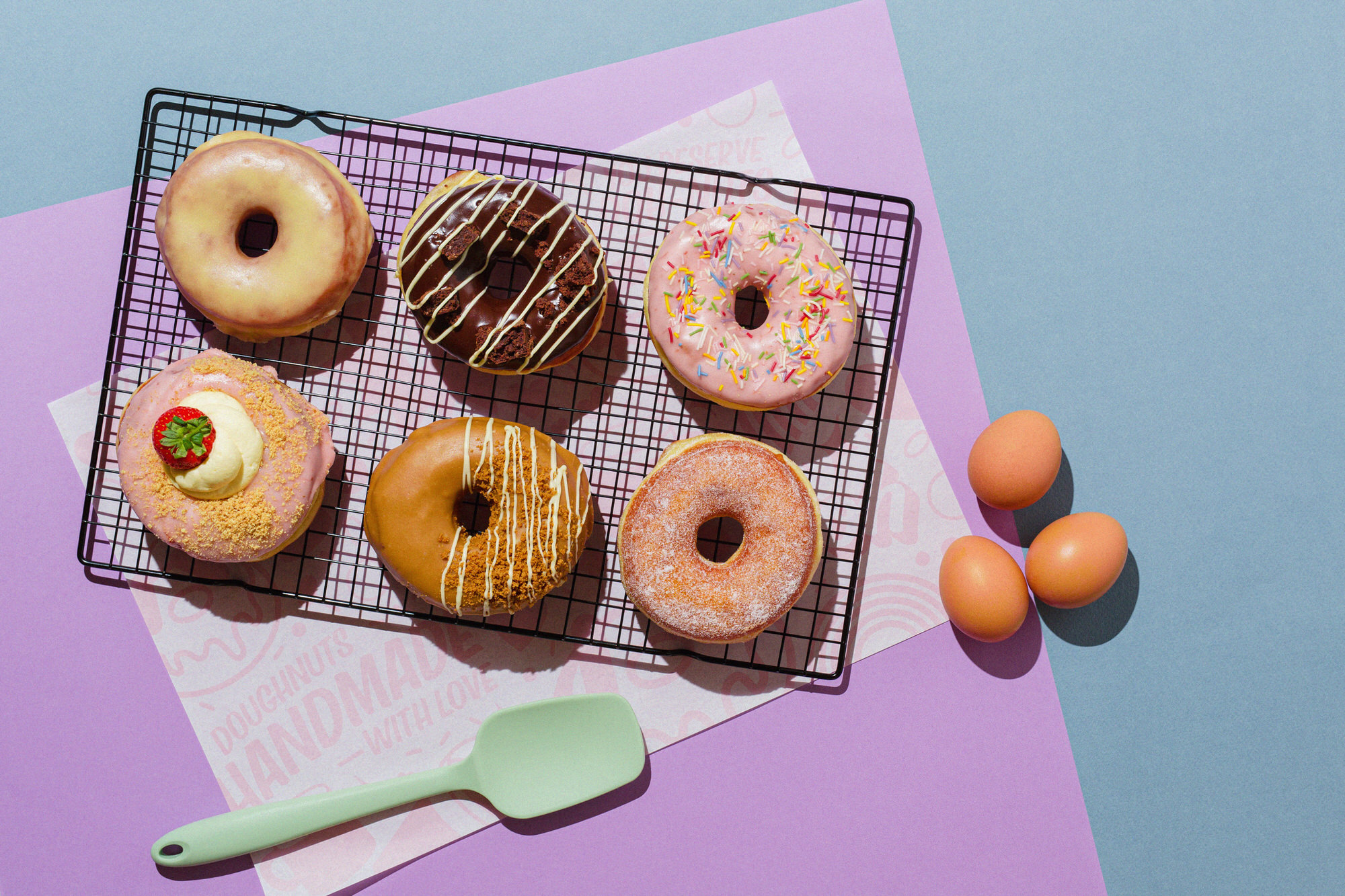 Food photographer Glasgow - doughnuts from Doh